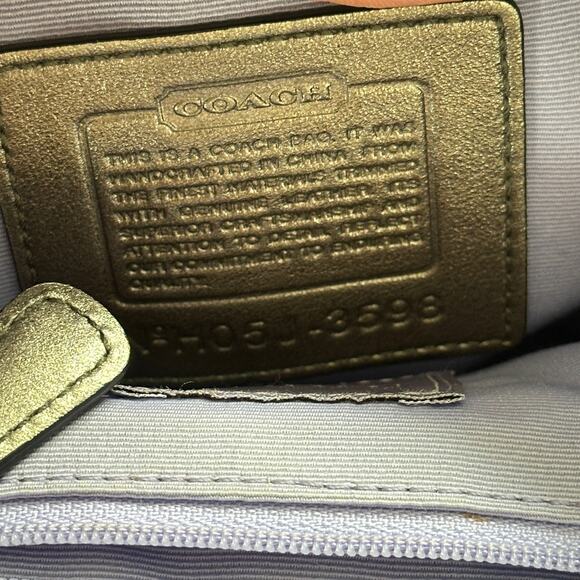 Coach Limited Edition Madison Evening Black Metallic Lurex Vintage Mini Bag - Picture 10 of 14